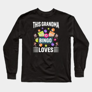 This Grandma Loves Bingo Long Sleeve T-Shirt